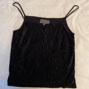 Anthropologie Sunday in Brooklyn velvet camisole tank